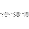 HUSKY TENT SAWAJ 2prs